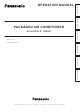 PANASONIC CZ-01ESW11P Operation Manual