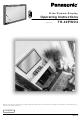 PANASONIC TH-42PWD4 Operating Instructions Manual
