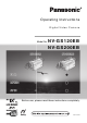PANASONIC NV-GS120 Operating Instructions Manual