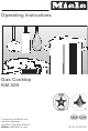 Miele KM 320 Operating Instructions Manual