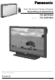PANASONIC TH-50PHW3 Operating Instructions Manual