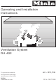 Miele DA 402 Operating And Installation Instructions