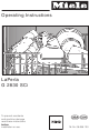 Miele LaPerla G 2830 SCi Operating Instructions Manual
