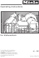 Miele G 2XXX Series Operating Instructions Manual