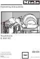 Miele G 832 SC Operating Instructions Manual