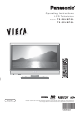 PANASONIC Viera TX-26LM70L Operating Instructions Manual