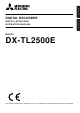 Mitsubishi Electric DX-TL2500E Installation And Operation Manual