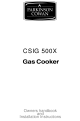 PARKINSON COWAN CSIG 500X Owner's And Installation Manual