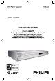 PHILIPS DVDR3365 User Manual