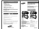 Samsung RA18 Owner's Instructions
