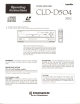 PIONEER LaserDisc CLD-D504 Operating	 Instruction