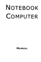 Medion NOTEBOOK COMPUTER Manual