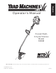 Yard Machines 2800M Operator's Manual