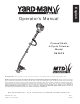 Yard-Man YM26CS Operator's Manual