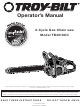 Troy-Bilt TB4018CC Operator's Manual