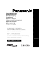 PANASONIC Inverter NN-L564 Operating Instructions Manual