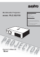 SANYO PLC-XU116 Owner's Manual