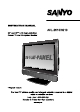 SANYO AVL-3210 Instruction Manual