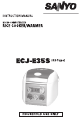 SANYO ECJ-E35S Instruction Manual
