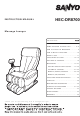 SANYO HEC-DR8700 Instruction Manual