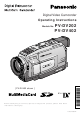 PANASONIC PV-DV202 Operating Instructions Manual
