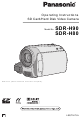 PANASONIC SDR-H90 Operating Instructions Manual