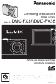 PANASONIC LUMIX DMC-FX38 Operating Instructions Manual