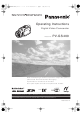 PANASONIC PV-GS400 Operating Instructions Manual