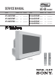 SONY FD Trinitron KV-32CS70B Service Manual