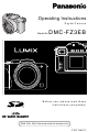 PANASONIC LUMIX DMC-FZ3EB Operating Instructions Manual
