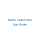 Nokia 1202 User Manual