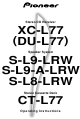 PIONEER XC-L77(DU-L77) Operating	 Instruction