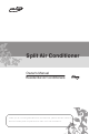 Air-Con Split Air Conditioner Owner's Manual
