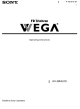 Sony FD Trinitron WEGA KV-20FA210 Operating Instructions Manual