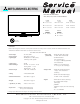 MITSUBISHI ELECTRIC WD-57733 Service Manual