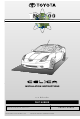 Toyota TNS 500 Installation Instructions Manual
