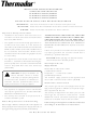 THERMADOR SGS304 Installation Instructions Manual