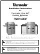 THERMADOR CGB30RCULP Installation Instructions Manual