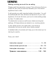 SIEMENS Microwave Instruction Manual