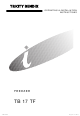 Tricity Bendix TB 17 TF Operating & Installation Instructions Manual