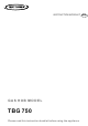 Tricity Bendix TBG 750 Instruction Booklet