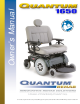 Pride Mobility Quantum 1650 Owner's Manual