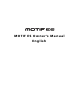YAMAHA MOTIF ES Owner's Manual
