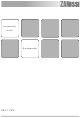 Zanussi ZRG 717CW Instruction Book