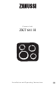 Zanussi ZKT 641 H Installation And Operating Instructions Manual