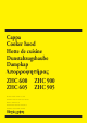 Zanussi ZHC 600 Operating Instructions Manual