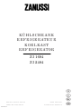 Zanussi ZI 2404 Instruction Booklet