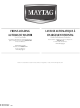 Maytag FRONT-LOADING AUTOMATIC WASHER Use & Care Manual