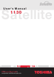 TOSHIBA Satellite 1130 User Manual