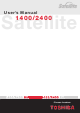 TOSHIBA Satellite 1400 User Manual